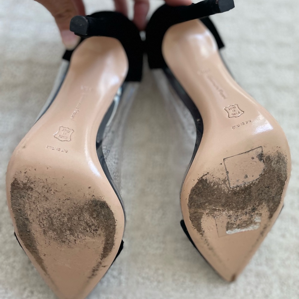 Plexi Pointed Toe Pump - image 2